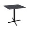 Holland Bar Stool Co 36" Tall In/Outdoor All-Season Table, 30" x 30" Square Black Steel Top OD211-3036BWOD30SQBlkStl - alternate 1